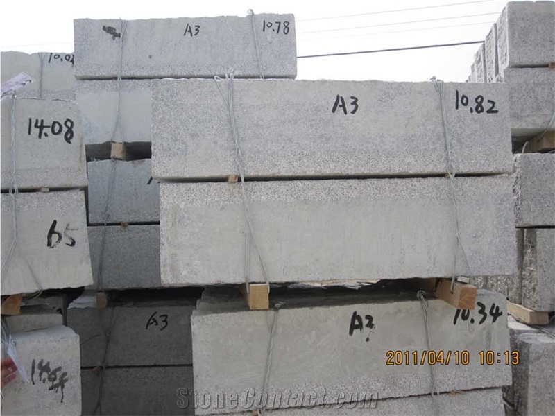 G341 Grey Granite Kerb Stone Fine Picked-Type a