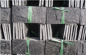 Galaxy Black Quartzite, Exterior Walling Chinese Black Mushroom Stone/Cladding Tiles