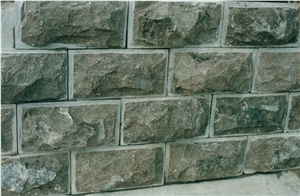 Green Limestone, Exterior Walling Chinese Green Mushroom Stone/Cladding Tiles