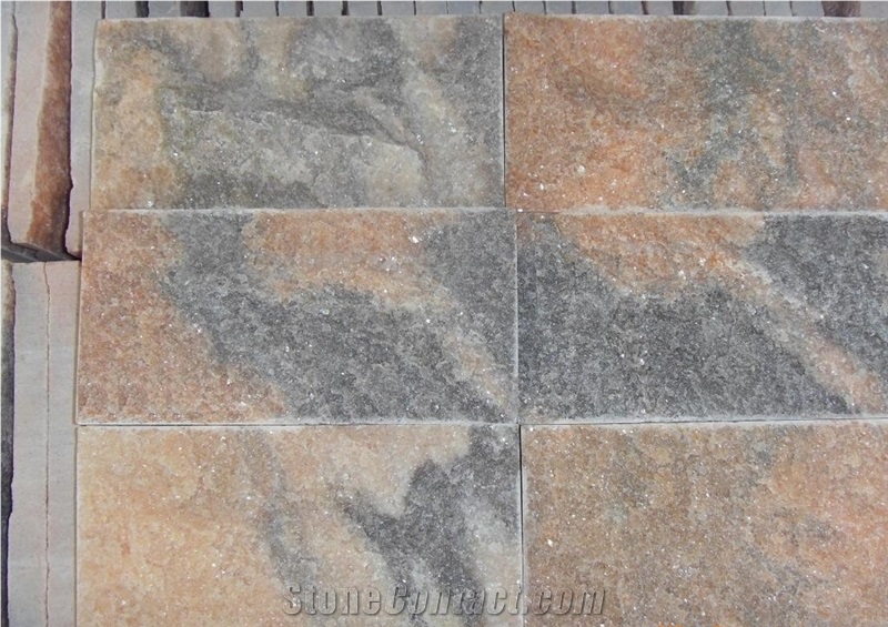 Multicolored Light Red Marble,Exterior Walling Chinese Light Red Mushroom Stone/Cladding Tiles
