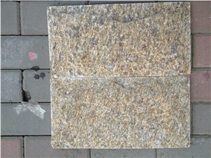 Tiger Skin Yellow Granite, Exterior Walling Chinese Yellow Mushroom Stone/Cladding Tiles