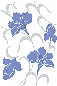 White Luster Printed Ceramic Glazed Wall Tiles