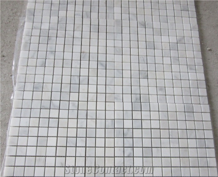 1"X1" Oriental White Mosaic