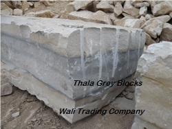 Thala Grey Limestone Blocks from Tunisia Good Prices