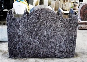 Bahama Blue Granite Polished All Upright Monument & Tombstone