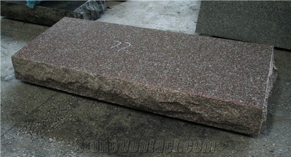 Chandler Pink G663 Granite Pillow Markers Tombstone & Monument