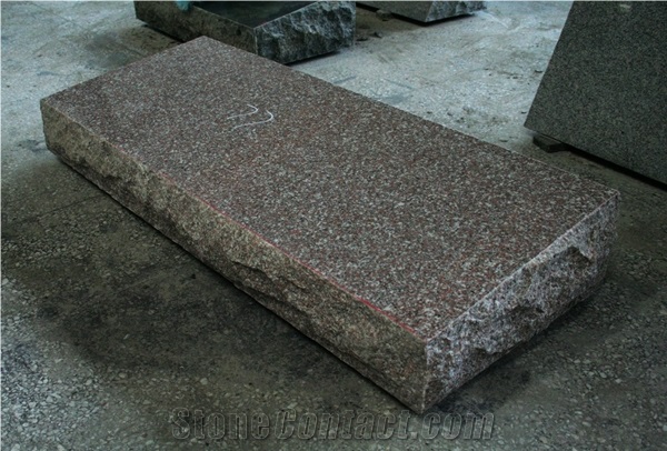 Chandler Pink G663 Granite Pillow Markers Tombstone & Monument
