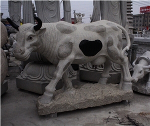 China Granite Cow Sculpturer