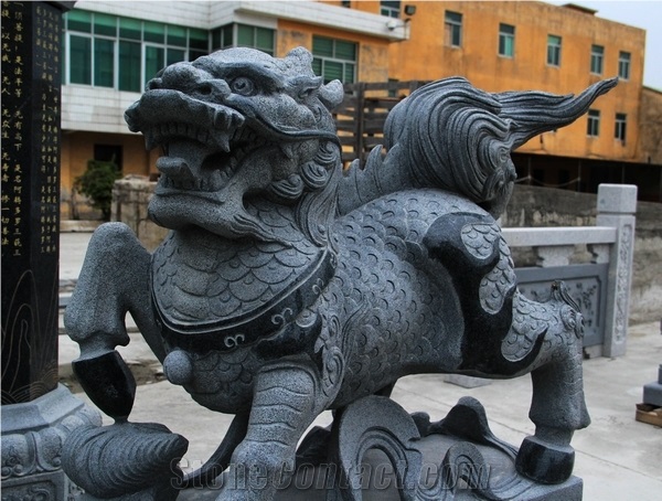 China Granite Kylin Sculpturer