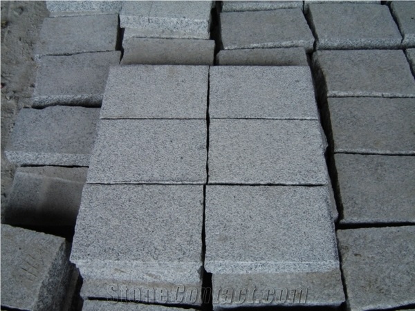 G603 Granite Bush Hammered Paving Stone from China - StoneContact.com