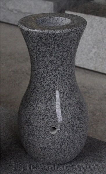 G633 Granite Polished Monnumental Vase