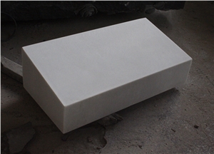Hunan White Marble Tombstone & Monument American Pillow Marker