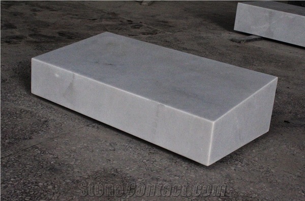 Hunan White Marble Tombstone & Monument American Pillow Marker