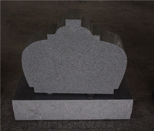 Light Gray G633 Custom Monument & Tombstone