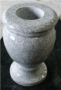 Light Gray G633 Granite Polished Monumental Vases