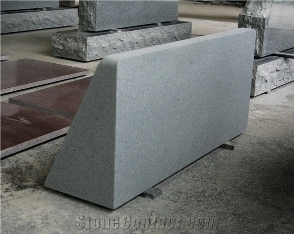 Light Grey G633 Steeled Sanded Cemetery Slant Marker Tombstone