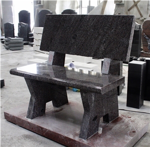 Paradiso Granite Polished Monument American Bench