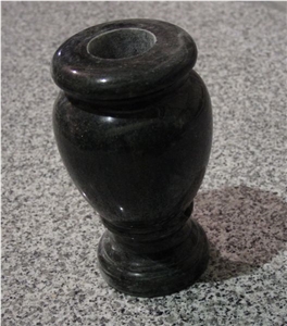 Shanxi Black Granite Polished Monumental Vase