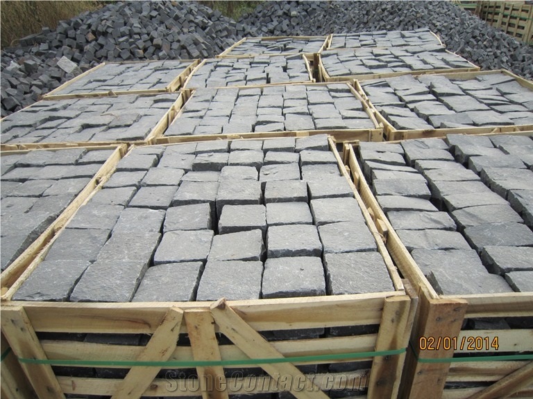 Basalt Paving,Black Basalt Cube Stone & Paver