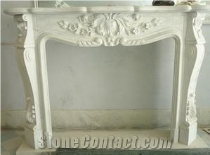 Ariston White Marble Fireplace,Top Quality Best Price & Attractive Appearance
