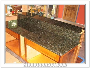 China Butterfly Green Granite Kitchen Countertops