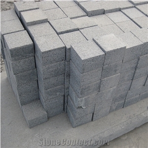 G654 Granite Cube Stone,Padang Dark Paving Stone,G654 Grey Granite Cobble Stone