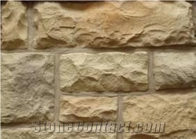 G682 Granite Rusty Yellow Mushroom Stone for Wall Cladding