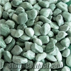 Green Marble Pebble Stone,Natural Green River Stone,Dark & Light Green Polished Marble Pebbles