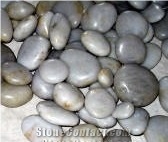 Grey Marble Pebble Stone,Natural Grey Marble Polished River Stone,Grey Gravels