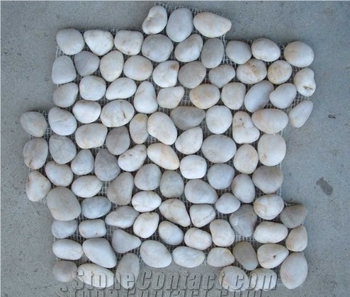 Grey Marble Pebble Stone,Natural Grey Marble Polished River Stone,Grey Gravels