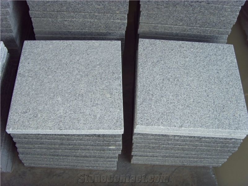 High Quality Competitive Price,G603 Flamed Sesame White Grey Natural Stone Cube Stone Pavers