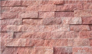 Pink Jade Mushroom Stone Wall Tiles