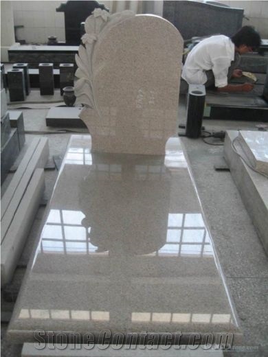 Polished G664 Granite Hot Selling Angel Heart Cross Tombstones，High Quality Best Price Tombstones & Monuments with Own Quarry