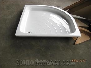 Pure White Marble Shower Trays