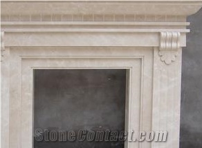 Royal Botticino Marble Fireplace