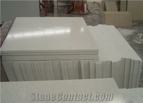 White Quartz Stone,Pure White Artificial Stone Tiles & Slabs,Solid Surface White Engineered Stone