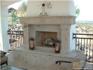 Cantera Corcho Fireplace