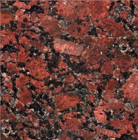 Rosso Korall Granite Slabs & Tiles, Ukraine Red Granite