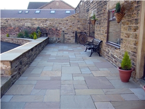Landscaping Stones,Natural Stone Paving Slabs, Stoneraisedred Brown Sandstone Cube Stone & Pavers
