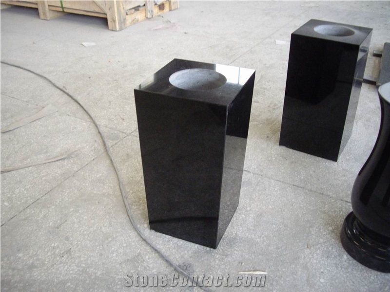 Granite Urn, Vase & Bench