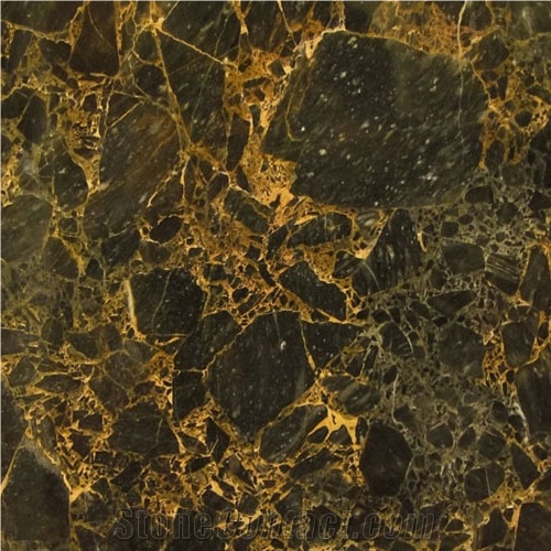 Marble-R47 Slabs & Tiles, Golden Black Marble Slabs & Tiles