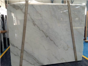 Guangxi White Marble with Grey Vein Slabs & Tiles,China White Marble
