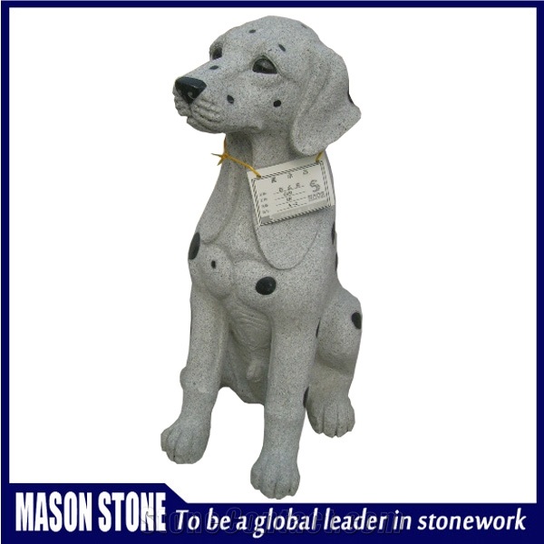 Granite Dog Sculpture,Garden Animal Stone