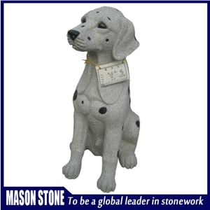 Granite Dog Sculpture,Garden Animal Stone