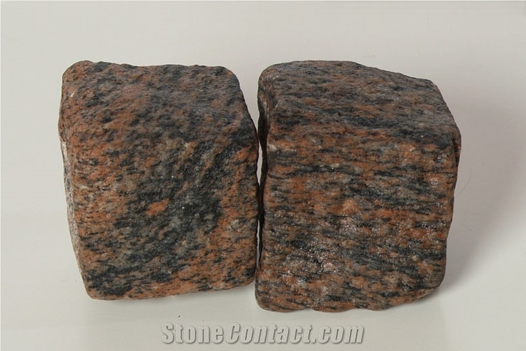 Halmstad Granite Sawn Cut Cube Stone