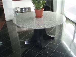 Chima White Granite Round Table Top