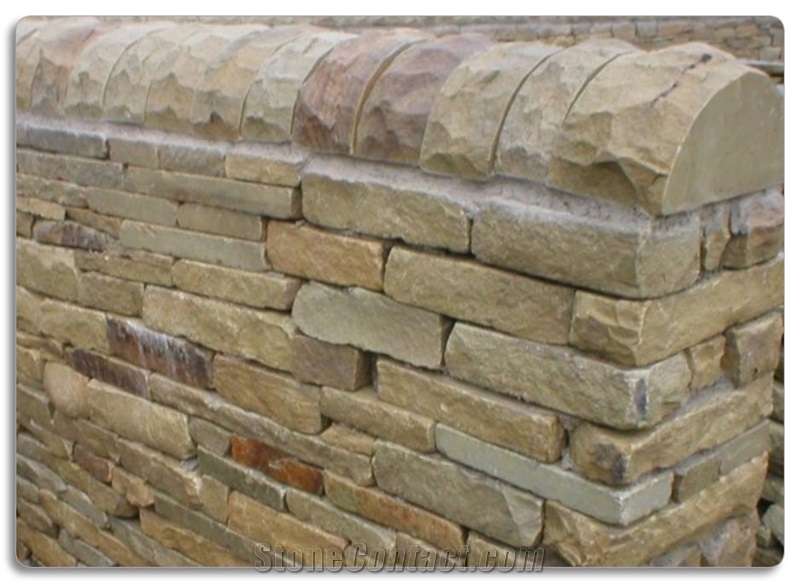 York Stone Cropped Walling Stone