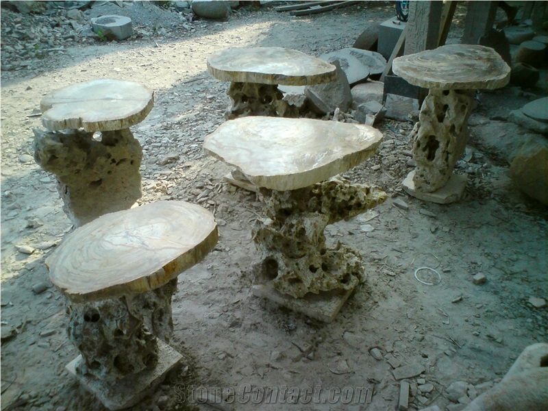 Natural Stone Tea Table