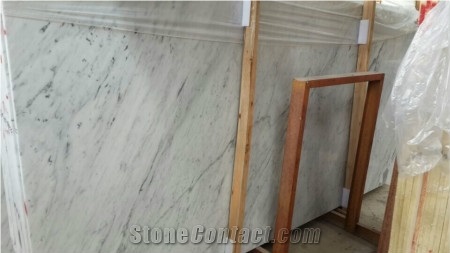 Carrara White Marble Slabs & Tiles