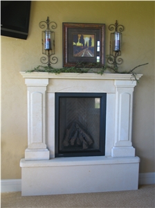 Silverdale Cut Stone Sanded Finish Fireplace Design